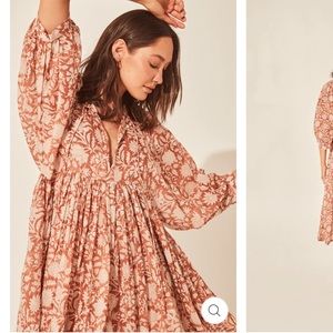 Daughters of India Kyra Midi Dress ~ Caramel